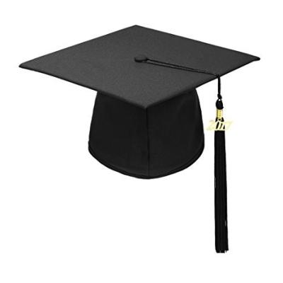 China Cheap Wholesale Character Matte Academic Graduation Cap 12 different color for choice for sale