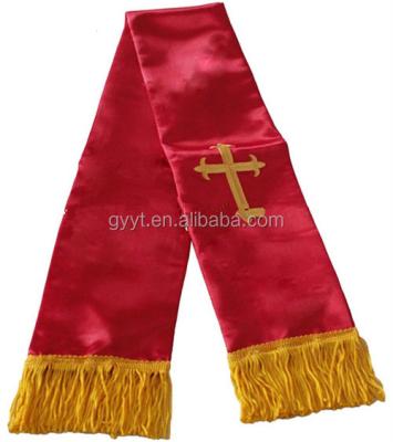 China Classic Professional Embroidery Stole Religion Holy Stoles For Christmas Church for sale