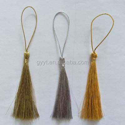 China School Clothes Bulk Rope Tassel Fringe Hats Wholesale Silk Tassel for sale