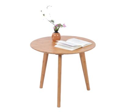 China Nordic Balcony Modern Simple Mini Sofa Bedside Solid Wood Round Table Tea Table Table (Size) Family Wholesale Adjustable Small for sale