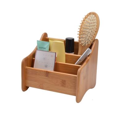 China Sustainable Storage Bamboo Box Accept Customization Bamboo Storage Drawer Organizer for sale