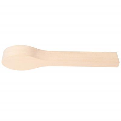 China Sustainable Food Grade Reusable Bamboo Wooden Spoon Kitchen Open Scoop Spoons For Kids for sale