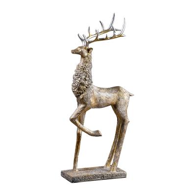 China Europe Elk Decoration Sculpture Resin Sculpture Wine Cabinet Modern Home Decoration Art Crafts for sale