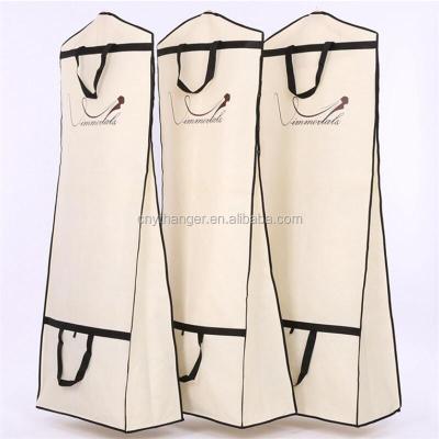 China Garment Bags Wedding Dress Storage Customized Garment Bag For Long Gown Wedding Dress for sale