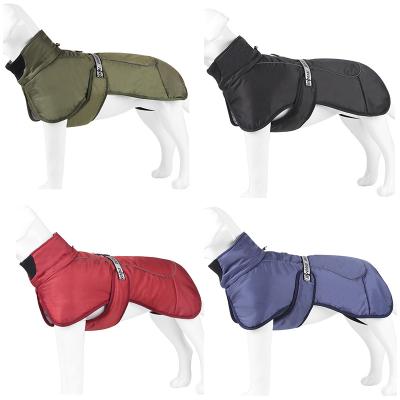 China Stocked XL-6XL High Quality Dog Clothes Cold Proof Jackets Reflective Cotton-padded Large Size Dog Coats Clothes for sale