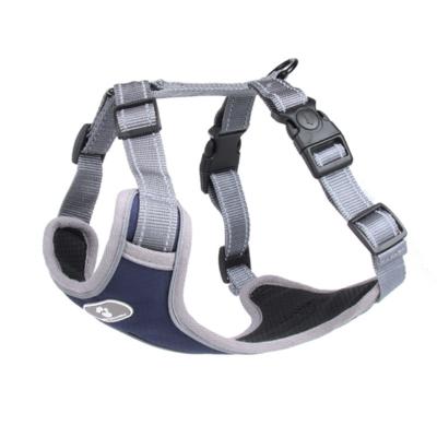 China Hot Selling Reversible Reflective Adjustable Breathable Stocked Mesh Dog Light Pet Harness Soft Safty Vest for sale