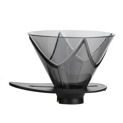 China Wholesale Viable 2022 V60 Plastic Coffee Dripper Pour Over Cone Coffee Maker Bartender Dripper and Filters for sale