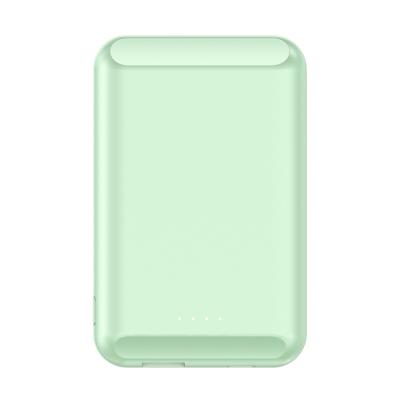 China Support 5000mah Fast Magnetic Wireless Mini Portable Charger Power Bank For iPhone 12 Pro Max for sale