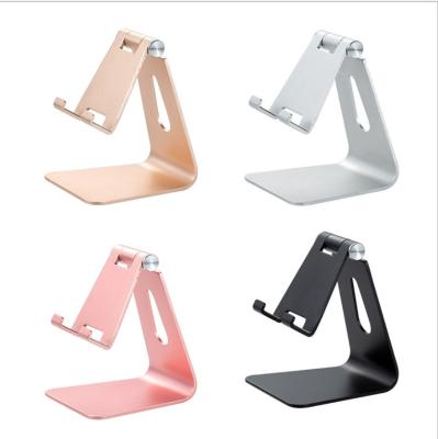 China Adjustable Hand Free Aluminum Alloy Tablet Metal Phone Holder Stand For iPad Colorful Mobile Phone Stand For All Mobile Phone for sale