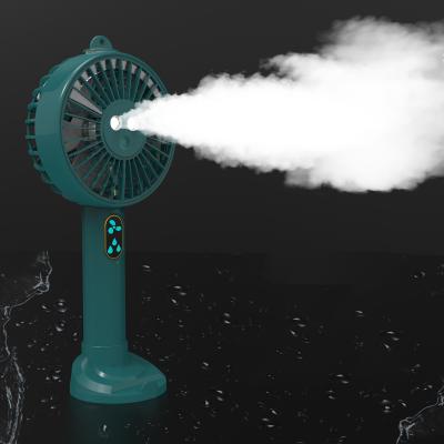 China 2021 Mini Water Spray Fan Free Samples Mini Water Spray Fan Portable Wholesale Handheld Fan for sale