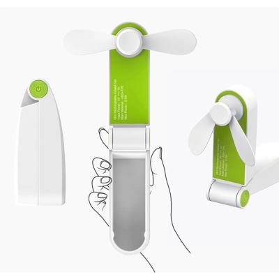 China 2021 Water Spray Mist Fan Customized Logo Fan Hand Held Fan Mini USB Rechargeable Hand Held Portable Cable Fan for sale