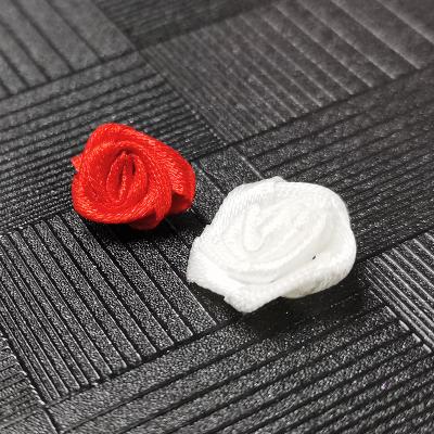 China Clothing Accessories Factory Supply Handmade Clothes White Colorful Black Flower Shape Bra Ribbon Bows for sale