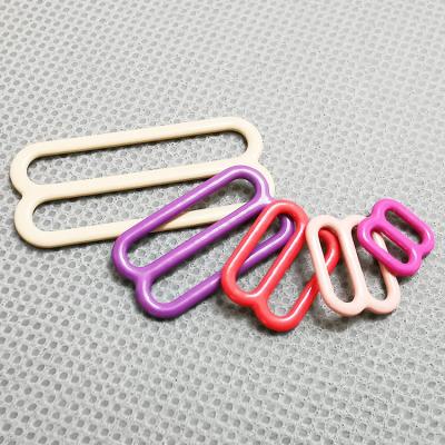 China Factory Supply Reusable Metal Bra Strap Adjuster Ring Hook Bra Strap Hook and Slider for sale