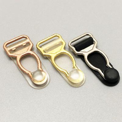 China Customized Wholesale Normal Normal Size Garter Buckle Plastic White Banging Clip for sale