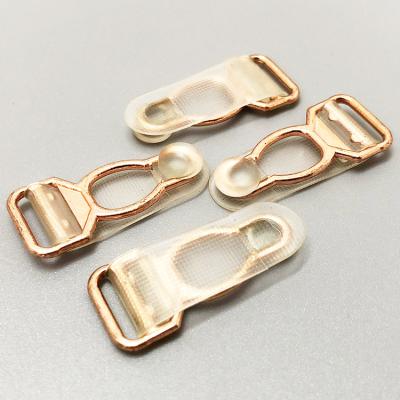 China Customized Durable Rose Gold Socking Garter Buckle Clip Tapping Zinc Alloy Garter Buckle Clip for sale