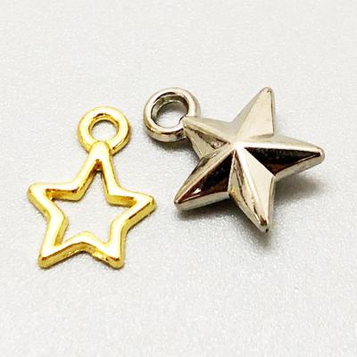 China Custom Made Zinc Alloy Eco-Friendly Star Shape Bra Ornament Rhinestone Eco-Friendly Pendant for sale