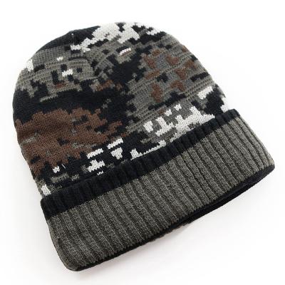 China breathable & 2021 Winter Waterproof Hat With Logo Men's Adults Warm Knitted Acrylic Winter Beanie Hat For for sale