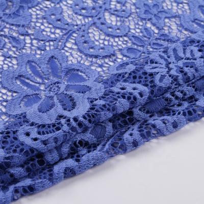 China wholesale Tear-resistant top selling nylon spandex knit lace fabric for sale