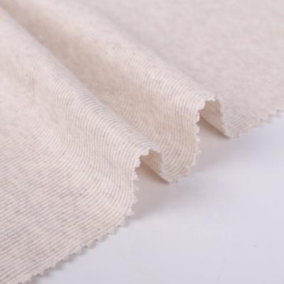 China Flame Retardant Style Solid Color Custom Yarn Dyed 100% Cotton 2*2 Rib Jacquard Fabric For Garments for sale