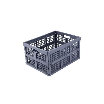 China Factory Price Universal Home Viable Extra Large Collapsible Storage Basket Plastic Collapsible Crates for sale