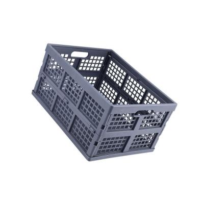 China Durable Custom Plastic Large Cheap Container Mesh Foldable Storage Basket Folding Miscellaneous Basket For Toys Home for sale