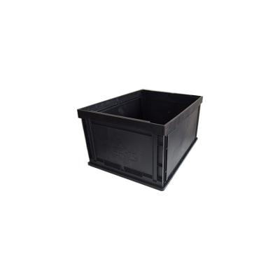 China Cheap Solid Box Storage Folding Plastic Crates Folding Turnover Plastic Box Logistics Storage Box for sale