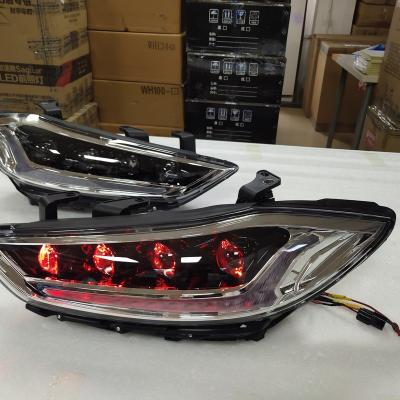 China Devil Eye LED Headlight For Hyundai Elantra 2016-2021 Year Elantra GT for sale