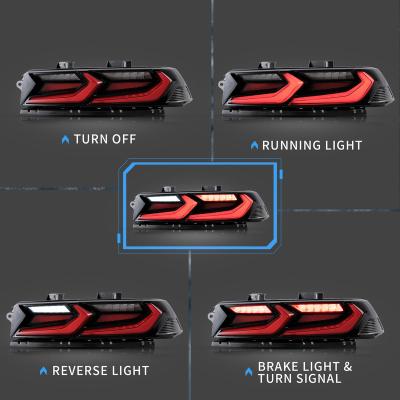 China For Chevrolet Camaro LED Rear Light Tail Lamp 2016-2018 YZ Turning Light Running V2 CAMARO for sale