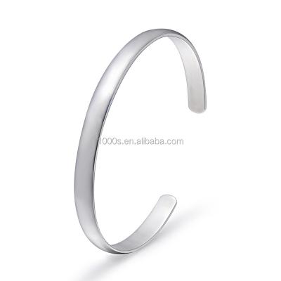 China CLASSIC Drop Shipping 925 Sterling Silver Engrave Open Bracelet Bangle Jewelry Wholesale for sale