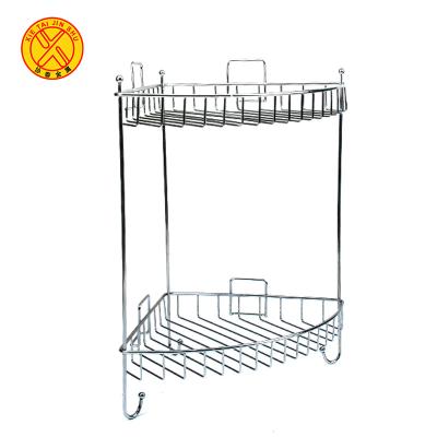 China Customized Multifunctional High Quality Modern Bathroom Metal Shampoo Rack Shelf for sale