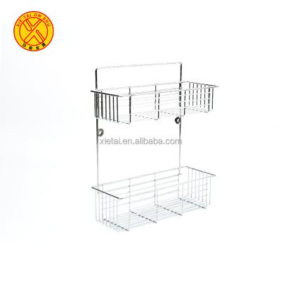 China 2021 New Arrival Viable Two Tier Wall Mounted Bathroom Towel Rack Shelf for sale