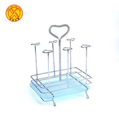 China Hot Selling Stocked Kitchen Cup Rack Hanging Drying Rack for sale