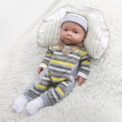 China Real Looking Children 16 Inch Full Silicone Lifelike Handmade Reborn Baby Dolls for sale