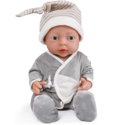 China Full Body Silicone 16 Inch Realistic Full Body Silicone Cheap Reborn Baby Dolls for sale