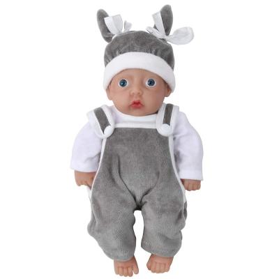 China 11 Inch Super Cute Mini Reborn Baby Doll Full Body Soft Silicone Soft Toy for sale