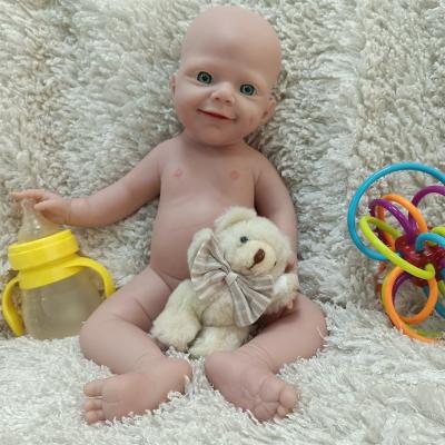 China 18 Inch Full Body Silicone Lifelike Newborn Baby Dolls Realistic Reborn Babies Soft Toy for sale