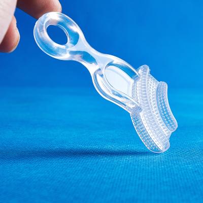 China Soft Toy Hot Selling Baby Teether Toothbrush Silicone Teething Toy for sale