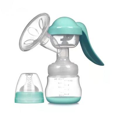 China BPA Free Adjustable Suction Silicone Hand Pump Manual Breast Milk Receiver for sale