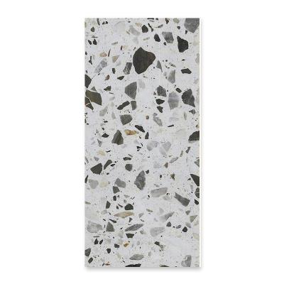 China B1 Class Fireproof Spc Stone Crystal Composite Tile Morden Spc Wall Panel With Durable Waterproof Wear Resistant Layer for sale