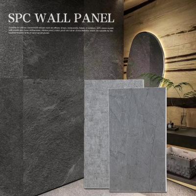 China SPC Wall Panel Bathroom Board Marble Crystal Board Toilet Waterproof Wall Panel for sale