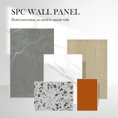 China SPC Wall Panel Marble Sheet Bathroom Shower Waterproof And Flame-Retardant Board for sale