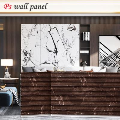 China PS Wall Panels Polystyrene Material 3D WPC Wall Panel Luxury Design for sale