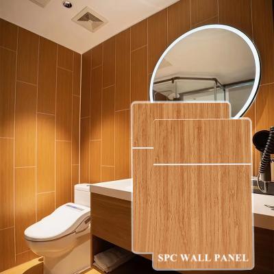 China SPC Wall Boards Hot Sale Pvc Plastic Interior Waterproof Bathroom Wall Panel For Wet Rooms for sale