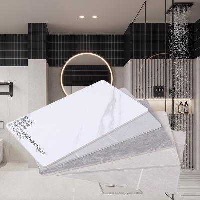 China Waterproof Stain Resistant Eco Friendly Home Decor Tile SPC Wall Panel for sale