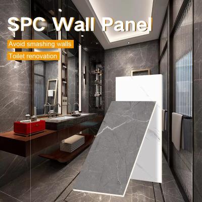 China Bathroom SPC Wall Panel Marble Board Stone Plastic Wall Panel Interior Decorative Panel for sale