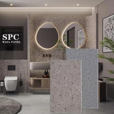 China SPC Wall Panel Bathroom Home Decor Wall Tiles Shower Seamless Splicing Interior Wall Board for sale