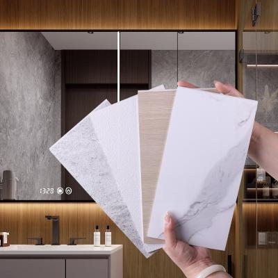 China SPC Wall Panel Marble Sheet PVC Stone Plastic Seamless Board For Shower And Bathroom for sale