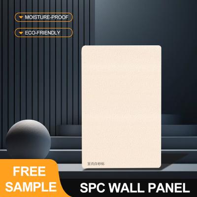 China Painel de parede SPC 600*2440*4mm Painel de composição de pedra plástica Painel de decoração de escritório para banho à venda