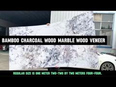 PVC Marble Panels Bamboo charcoal wood marble wood Veneer