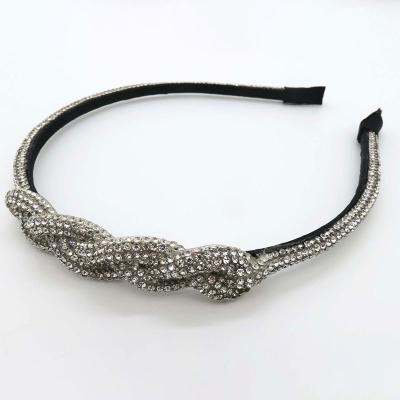 China Headband Fashion Belt Drill Superior Quality Daily Wear  Simple Cute Hair Accessories Women Hairbands for sale